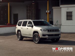 Jeep Wagoneer Custom Wheels - HF6-3 by Vossen - Brushed Gloss Black